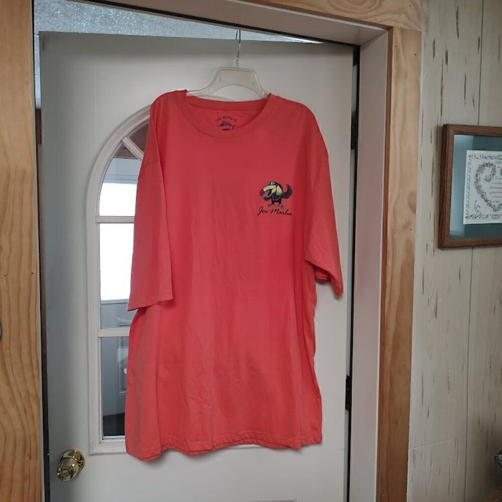 New Joe Marlin Coral Color My Family Tree Shirt Men's 3XL Tall
